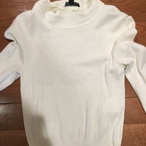 Sweater- laced in the back.